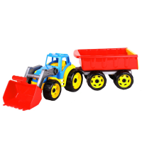 Іграшка Трактор з ковшем і причепом ТМ ТехноК 3688