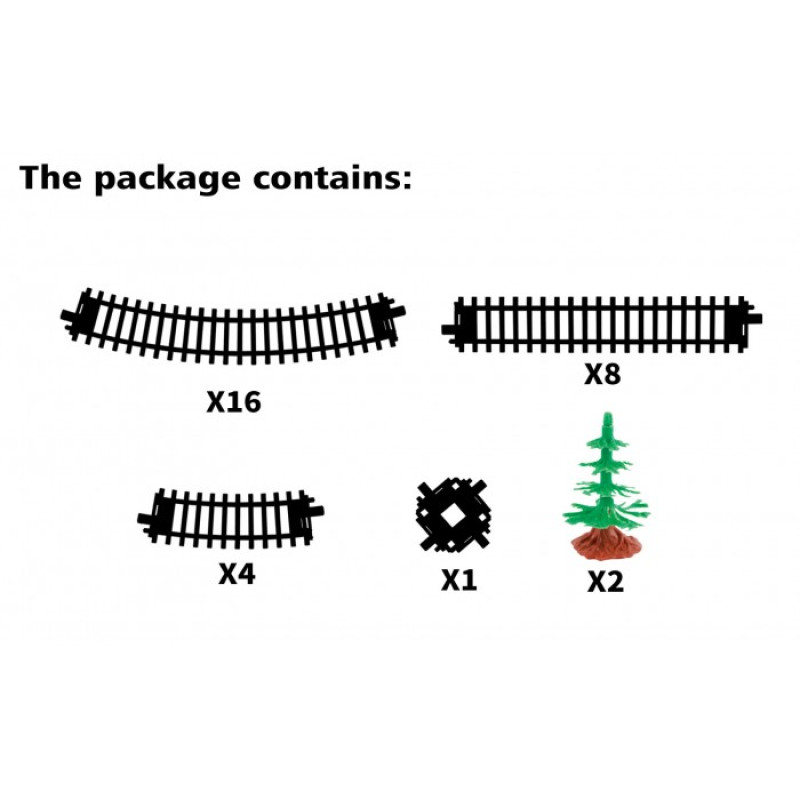 Залізниця Експрес швидкісний потяг ТМ FENFA 1623D Залізниця Експрес швидкісний потяг ТМ FENFA 1623D